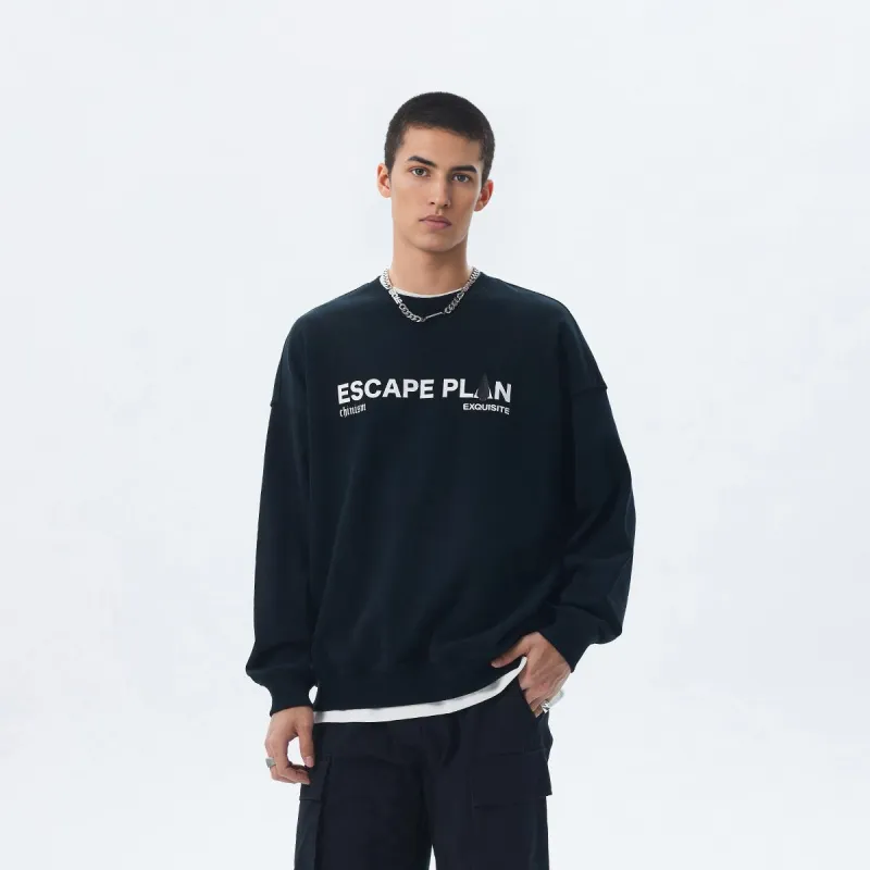 CHINISM x EXQUISITE Sweatshirt Unisex Black-3