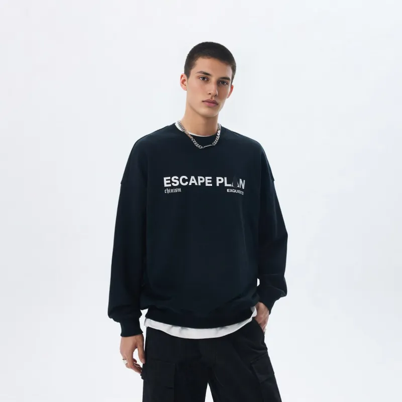 CHINISM x EXQUISITE Sweatshirt Unisex Black-4