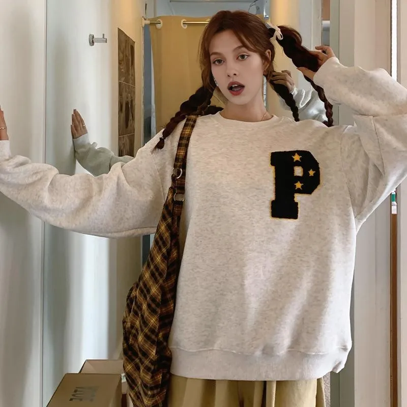 POPWAVE Sweatshirt Unisex Snowflake White-2