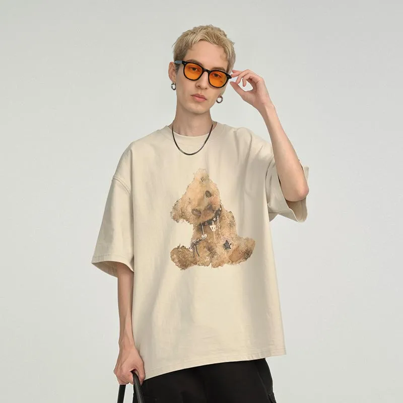 DANGEROUSPEOPLE Crew Neck Short Sleeved T Shirts Unisex-4