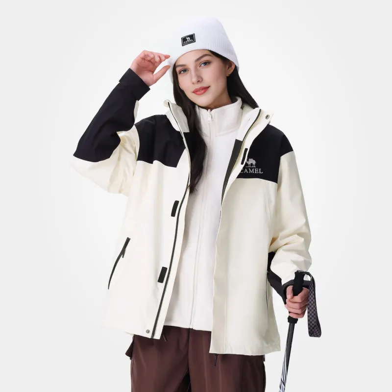 CAMEL All weather Windbreaker Jacket Unisex-5