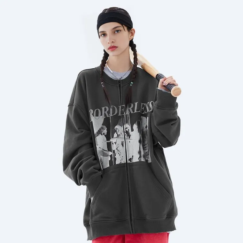 F426 Sweatshirt Unisex Dark Gray-2
