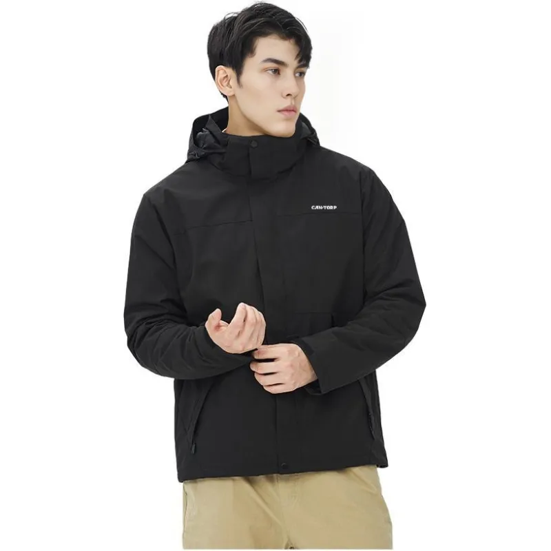 CAN·TORP Mountain Versatile Outdoor Hiking Windproof, Breathable, Thermal, Water Repellent Windbreaker Jacket Unisex-1