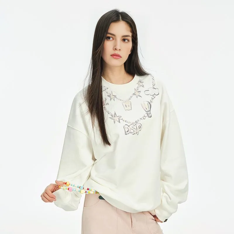 DANGEROUSPEOPLE Sweatshirt Unisex White-2