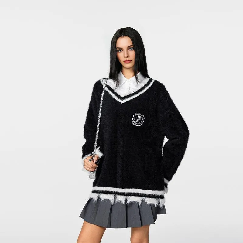 A Chock Sweaters Unisex Black-2