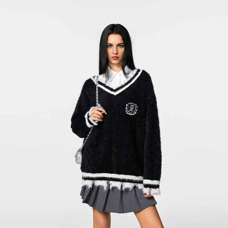 A Chock Sweaters Unisex Black-3