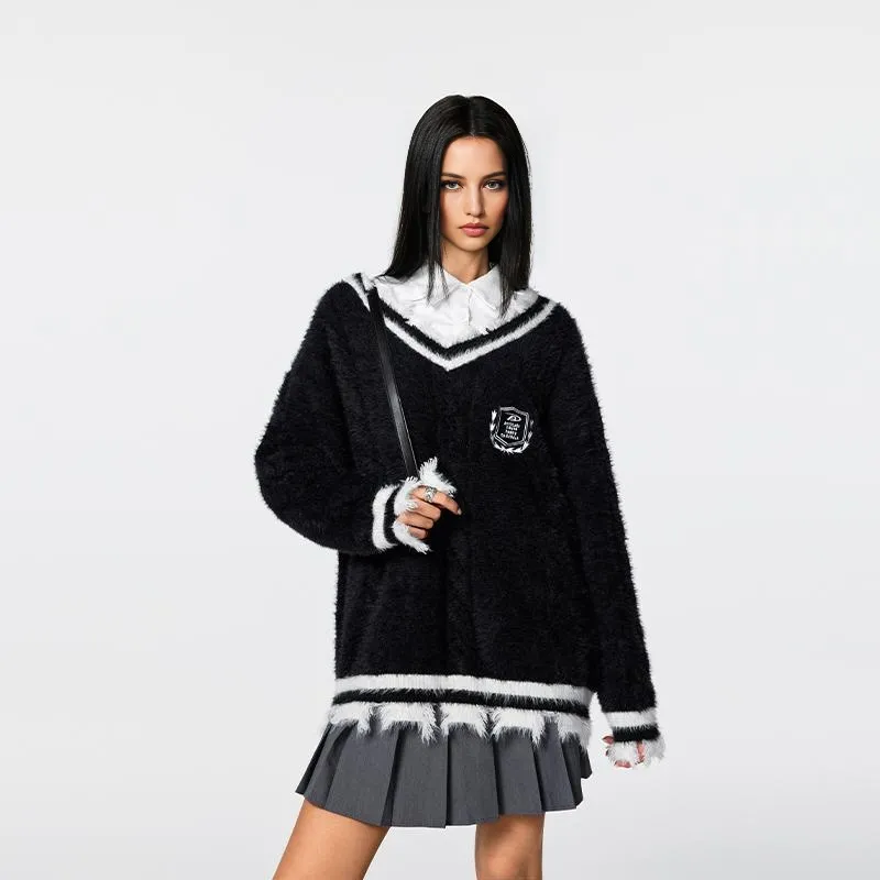 A Chock Sweaters Unisex Black-4