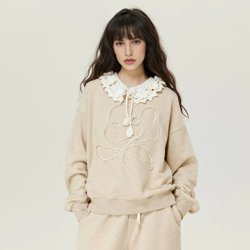 MostwantedLab MostwantedLab Vintage Flower Sweatshirt Unisex-2