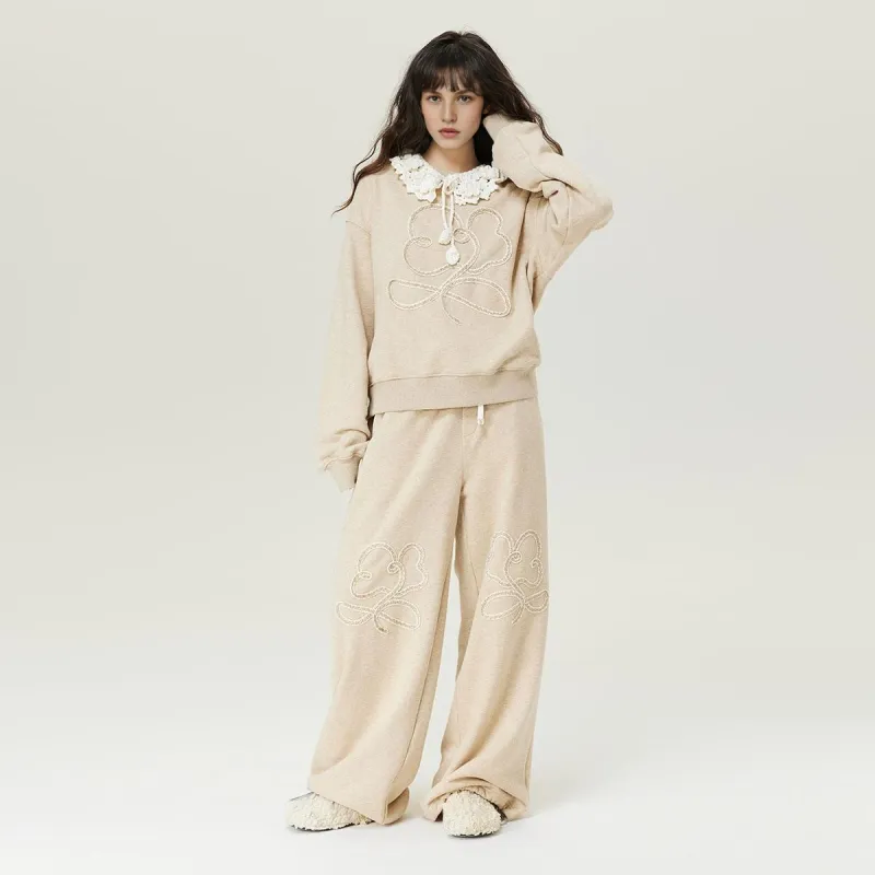 MostwantedLab MostwantedLab Vintage Flower Sweatshirt Unisex-5