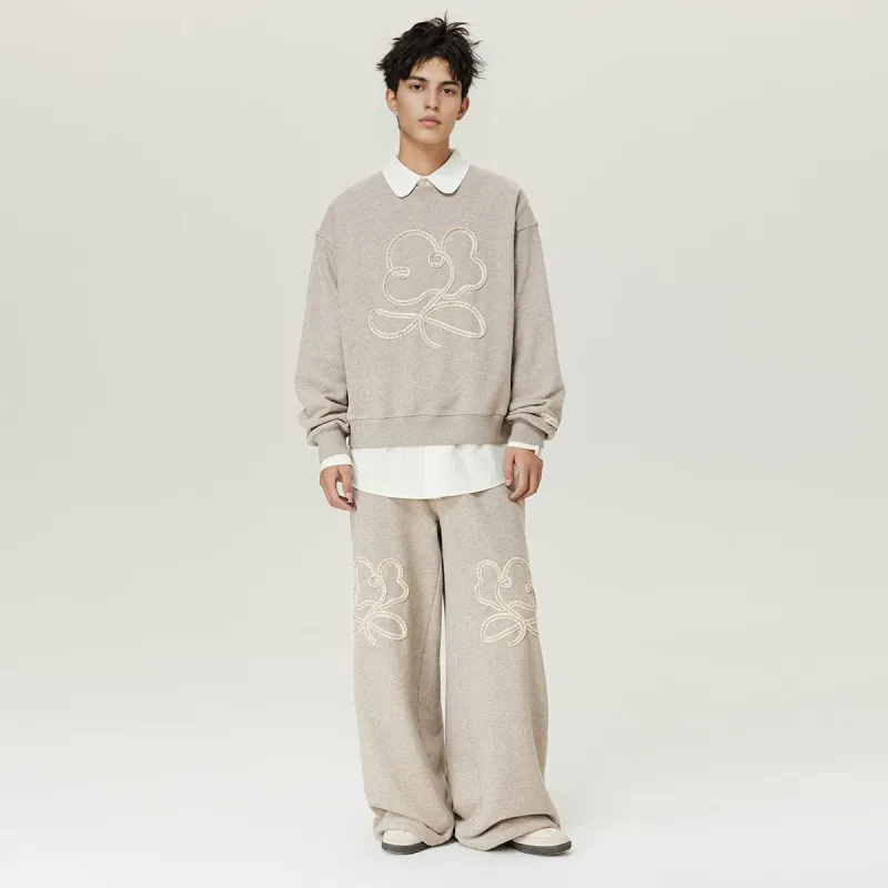 MostwantedLab MostwantedLab Vintage Flower Sweatshirt Unisex-11