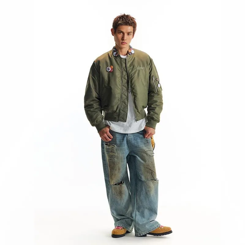 MOONWAV Baseball Jacket Coat Unisex-3