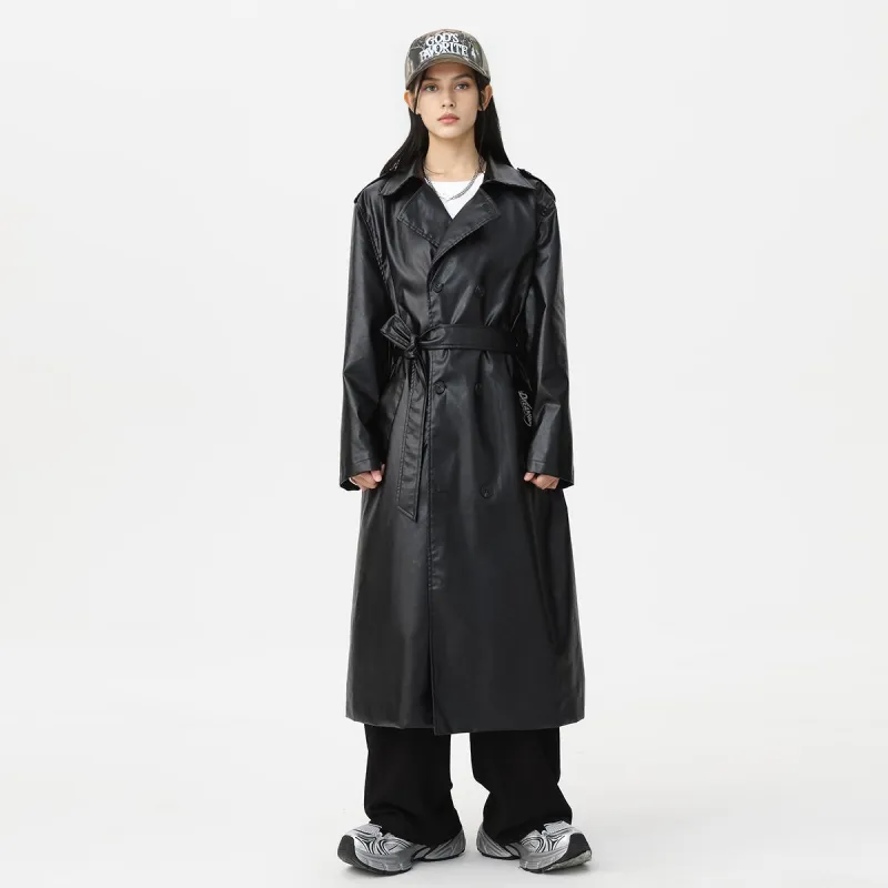 Ice flying Trench Coats Unisex-4