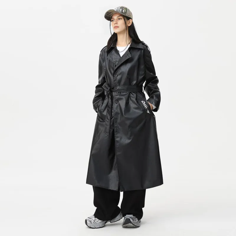 Ice flying Trench Coats Unisex-5