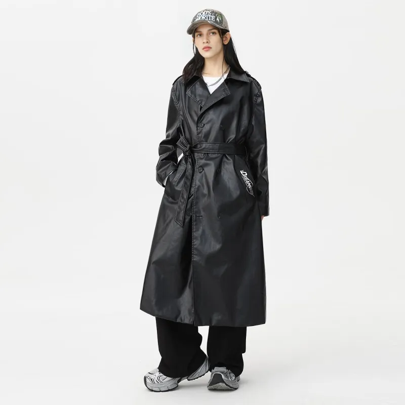 Ice flying Trench Coats Unisex-6