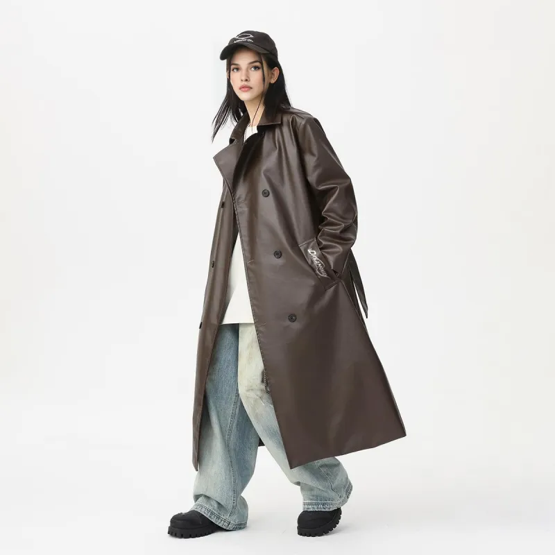 Ice flying Trench Coats Unisex-16