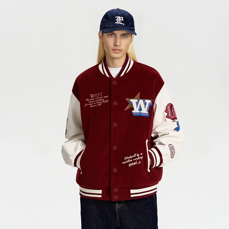 WORKSOUT Baseball Jacket Unisex-2