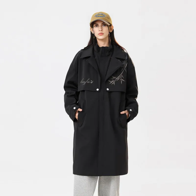 Ice flying Trench Coats Unisex-2