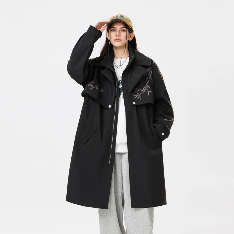 Ice flying Trench Coats Unisex-3