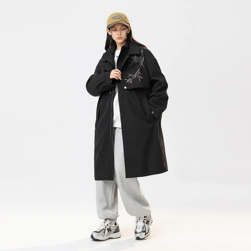 Ice flying Trench Coats Unisex-5