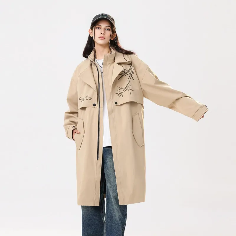 Ice flying Trench Coats Unisex-9