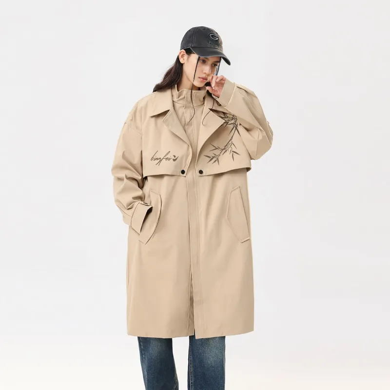 Ice flying Trench Coats Unisex-10
