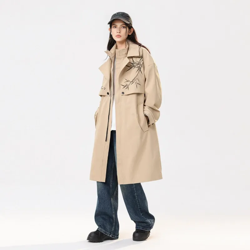 Ice flying Trench Coats Unisex-13