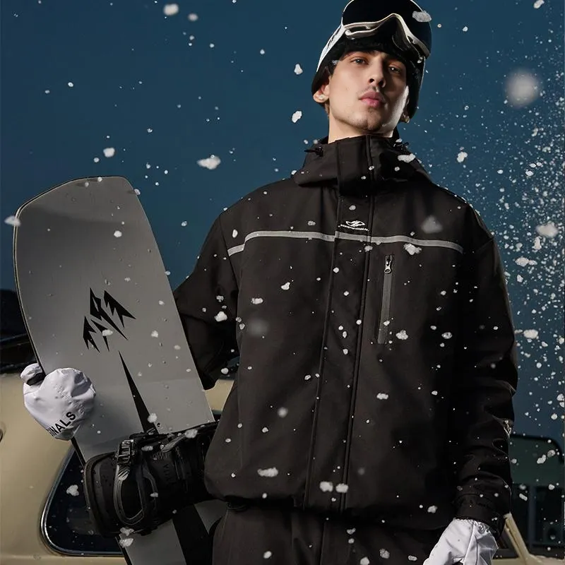 HARSH AND CRUEL Windbreaker Jacket For Skiing Unisex-2
