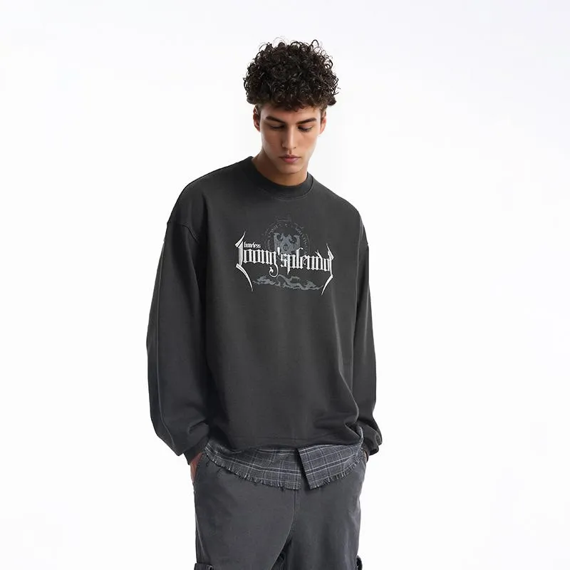 BONELESS Sweatshirts Unisex Charcoal Black-4