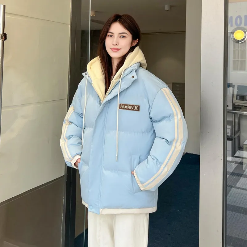 Hurley Puffer Jacket Unisex Moonlight Blue-3