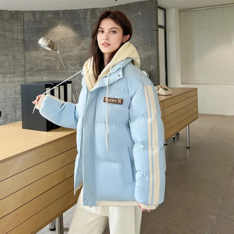 Hurley Puffer Jacket Unisex Moonlight Blue-5