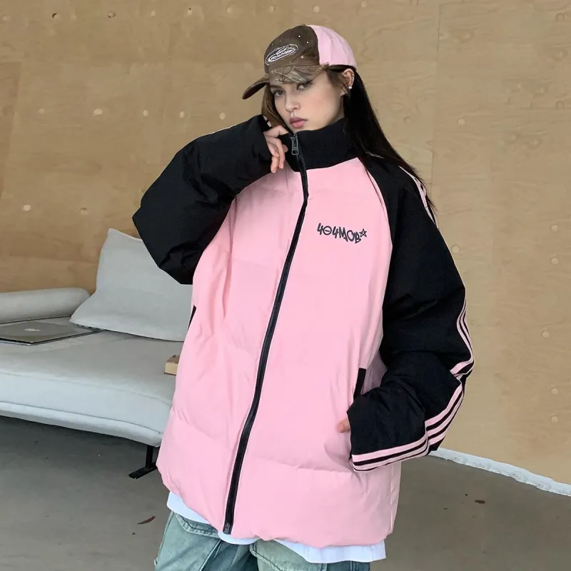 404MOB GANG Puffer Jacket Unisex-2