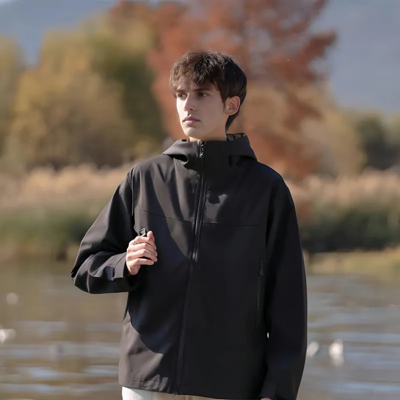 JUNGLE PANDA Water Resistant Windproof Breathable Wear Resistant Warm Windbreaker Jacket Unisex-67