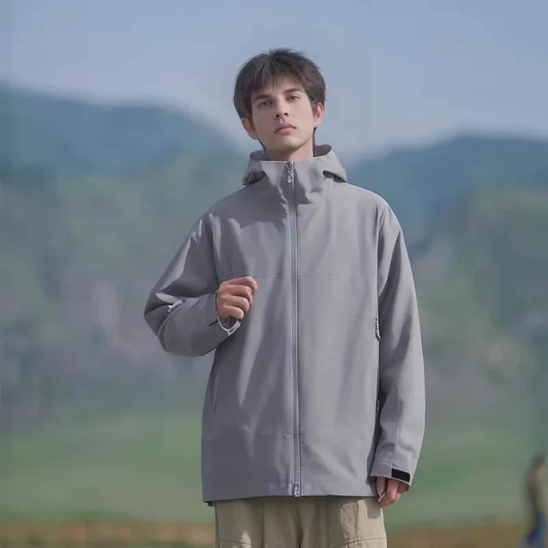 JUNGLE PANDA Water Resistant Windproof Breathable Wear Resistant Warm Windbreaker Jacket Unisex-74
