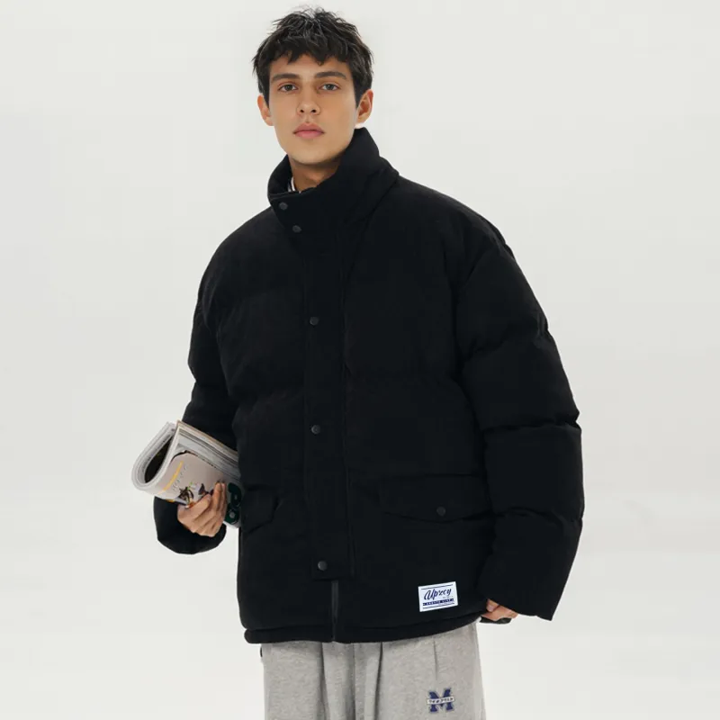 UPZCY Puffer Jacket Unisex Black-4