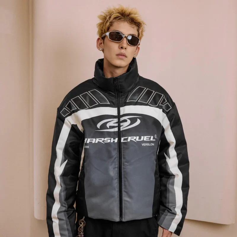 HARSH AND CRUEL Puffer Jacket Unisex-2