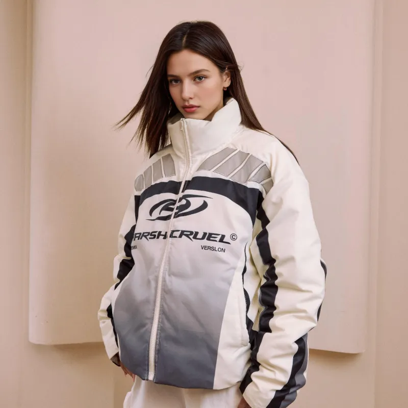 HARSH AND CRUEL Puffer Jacket Unisex-8