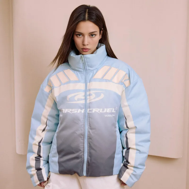 HARSH AND CRUEL Puffer Jacket Unisex-14