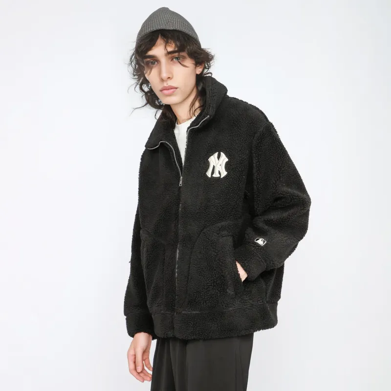 MLB New York Yankees Velvet Jackets Unisex Black-5