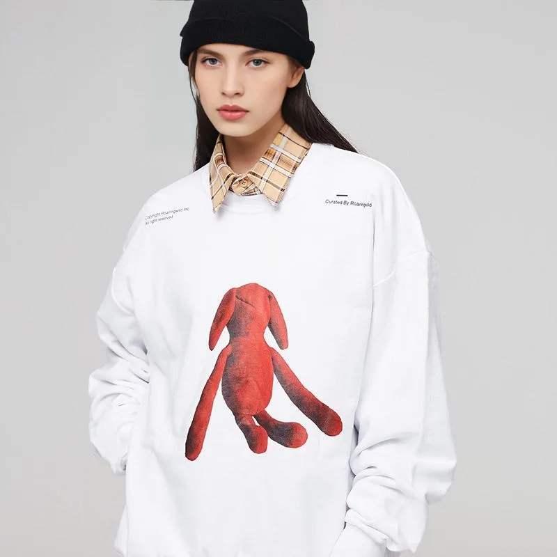 ROARINGWILD Sweatshirts Unisex White-6