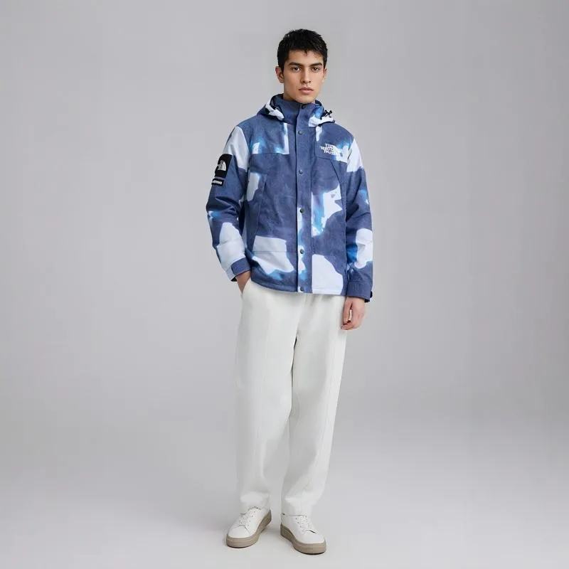 Supreme X The North Face Bleached Denim Print Mountain Jacket-7