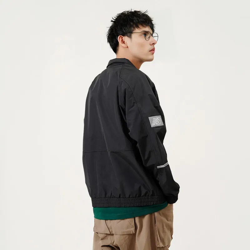 New Balance Jackets Men Black-3