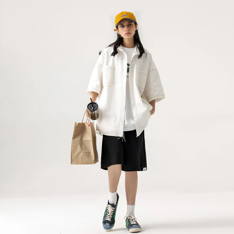 SUPERMOON Loose Fit Shorts Unisex-2