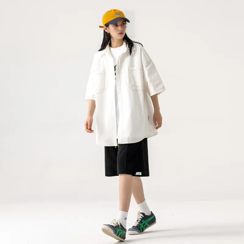 SUPERMOON Loose Fit Shorts Unisex-5