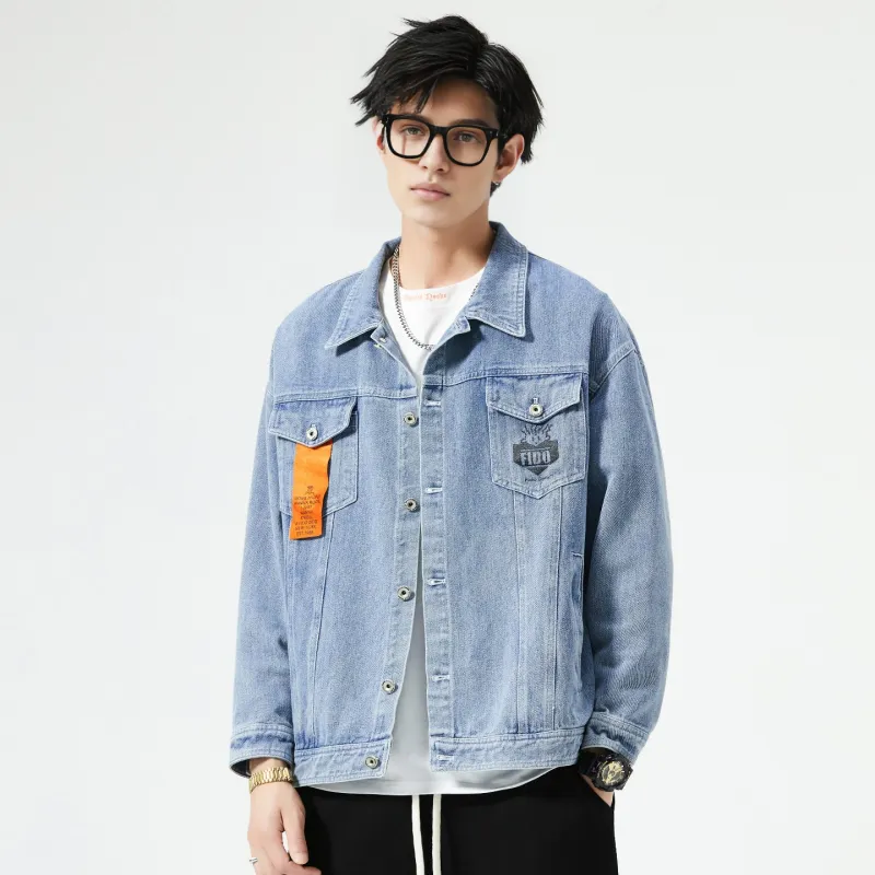 FIDO DIDO Denim Jackets Unisex-2