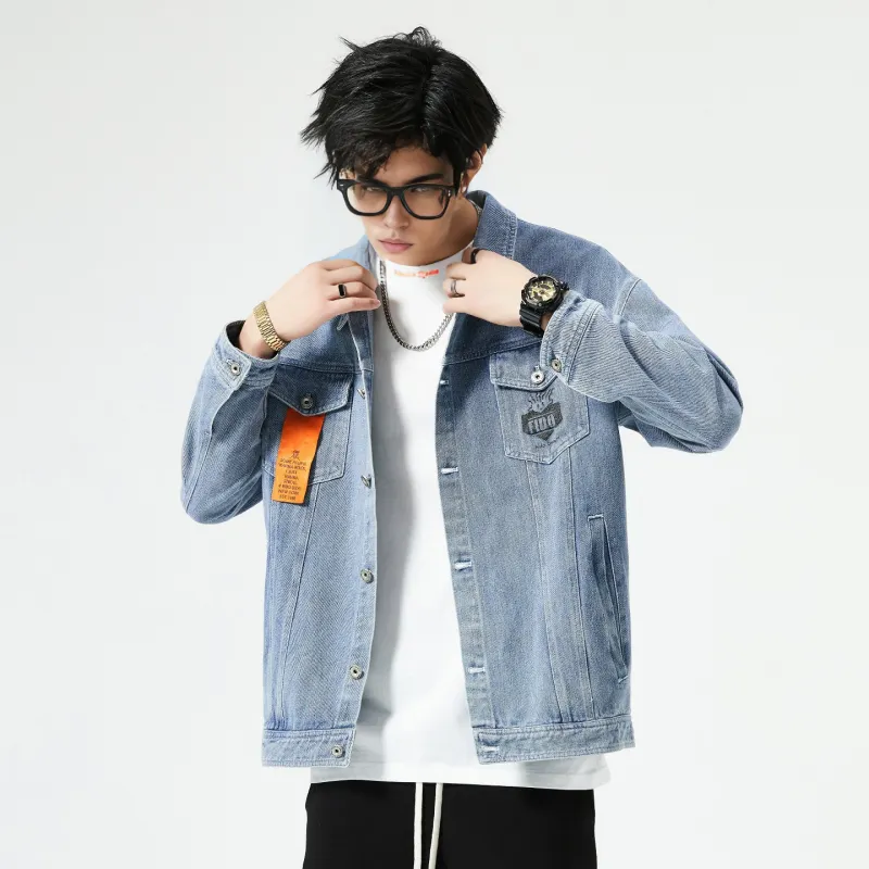 FIDO DIDO Denim Jackets Unisex-4