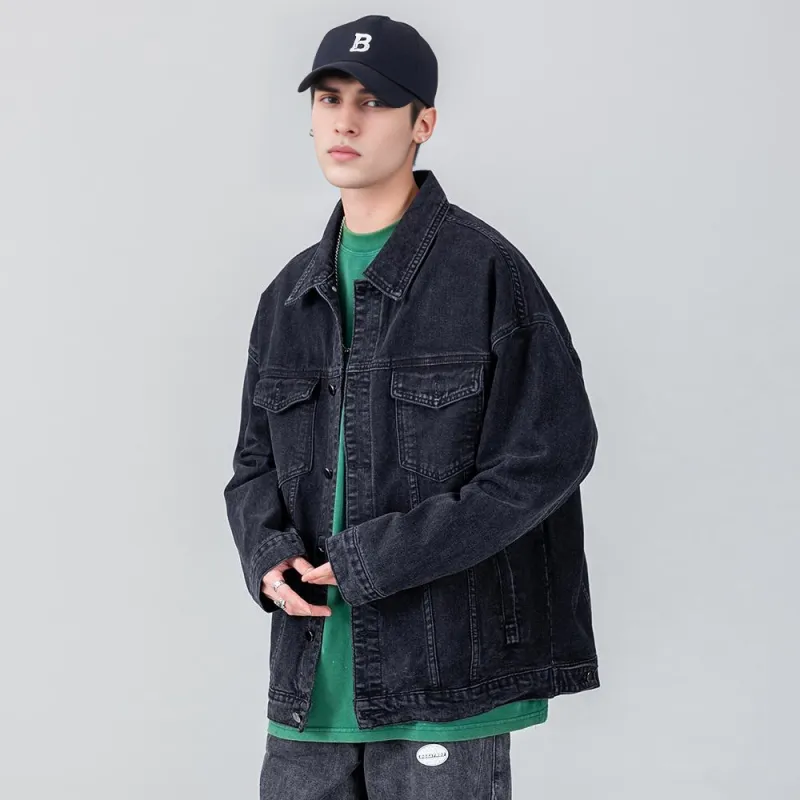 JASONWOOD Autumn And Winter Models Denim Jacket Unisex-12