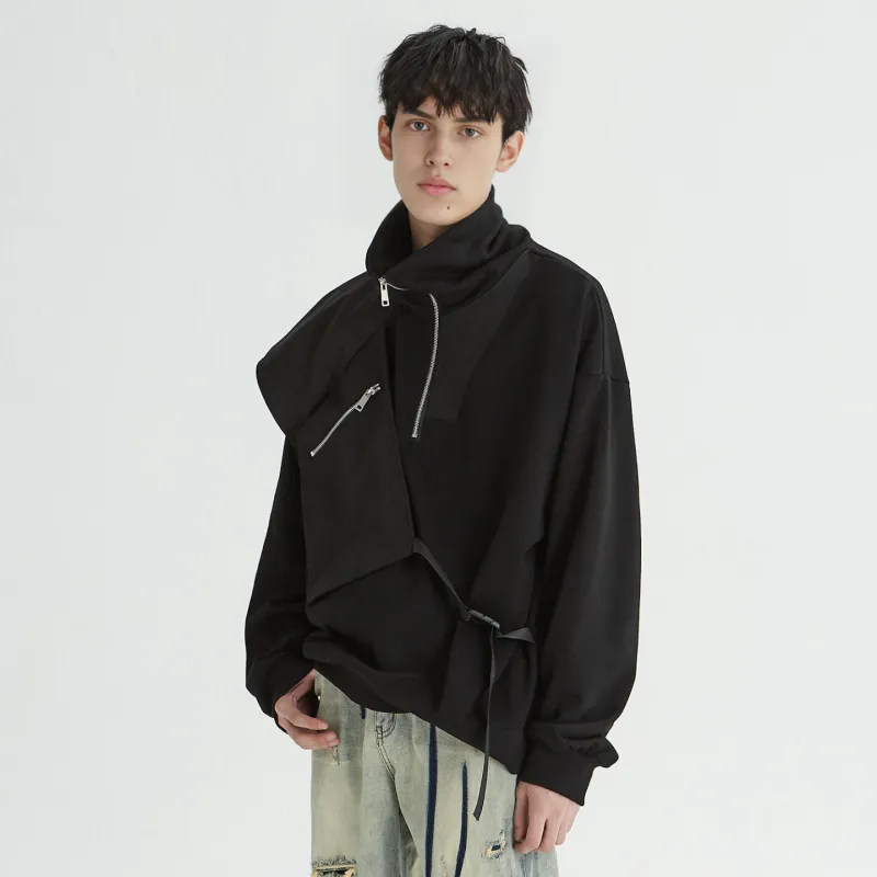 XINYINSU Sweatshirt Unisex Black-2