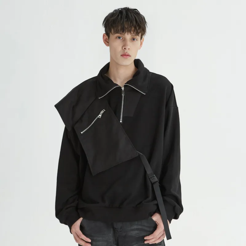 XINYINSU Sweatshirt Unisex Black-3
