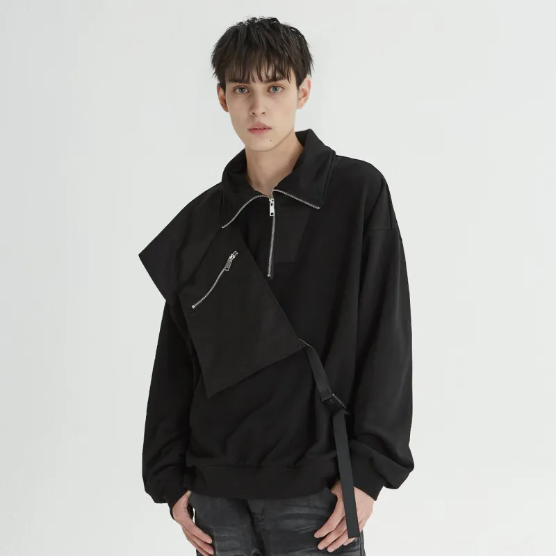 XINYINSU Sweatshirt Unisex Black-4
