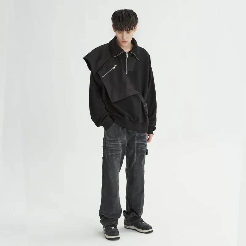 XINYINSU Sweatshirt Unisex Black-6